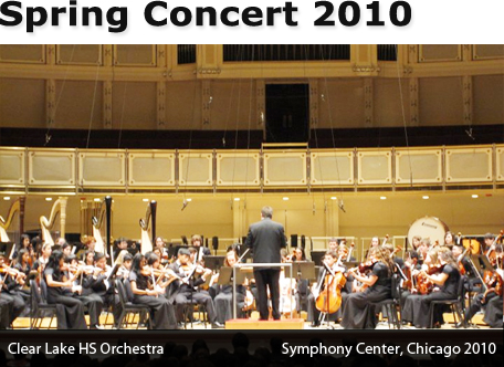 Clear Lake High School Orchestra Symphony Center in Chicago 2010