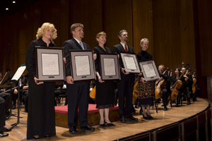 Award Recipients on Stage